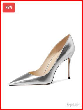 Pointed Toe Stiletto Heel Closed Toe Pumps Formal Dress Shoes
